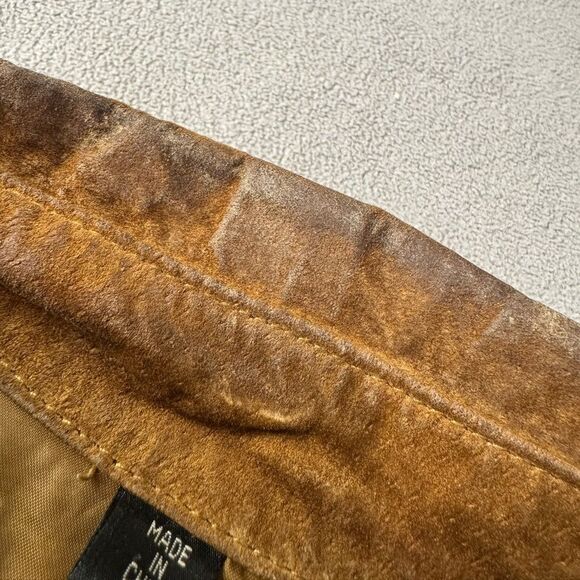 Men's Brown Suede Jacket - Picture 12 of 16